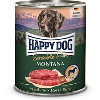 6 x 800 g | Happy Dog | Montana Sensible Pure | Nassfutter | Hund