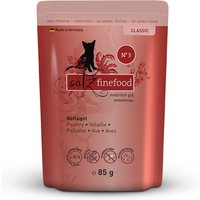 64 x 85 g | catz finefood | No.3 Geflügel Classic | Nassfutter | Katze