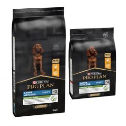 7 kg / 12 kg / 14 kg PURINA PRO PLAN + 3 kg passendes Trockenfutter gratis dazu! - 12 kg Large Athletic Puppy Healthy Start