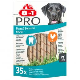 Angebot für 8in1 Pro Dental Twisted Sticks Huhn - Sparpaket: 2 x 35 Stück - Kategorie Hund / Hundesnacks / 8in1 / 8in1 Delights Dental.  Lieferzeit: 1-2 Tage -  jetzt kaufen.