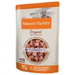 9 + 3 / 16 + 6 / 30 + 14 gratis! Nature's Variety  - 12 x 70 g Original Paté No Grain: Truthahn