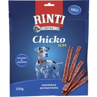9 x 250 g | Rinti | Slim Knusprige Entenstreifen Chicko | Snack | Hund