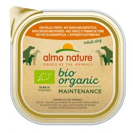 9 x 300 g Almo Nature BioOrganic Maintenance zum Sonderpreis! - mit Bio Huhn & Bio Kartoffeln