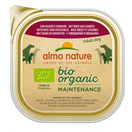 9 x 300 g Almo Nature BioOrganic Maintenance zum Sonderpreis! - mit Bio Rind & Bio Gemüse