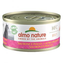 Almo Nature 6 x 70 g - HFC Lachs mit Huhn in Gelee