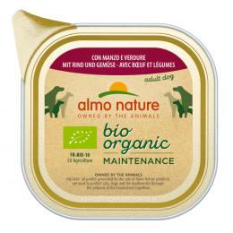 Almo Nature BioOrganic Maintenance 6 x 100 g - mit Bio Rind & Bio Gemüse