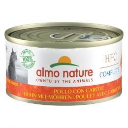 Almo Nature HFC Complete 6 x 70 g - Lachs und Thunfisch mit Karotte