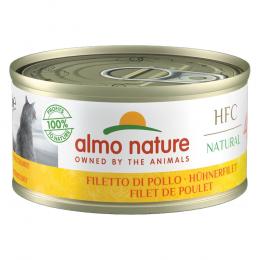 Almo Nature HFC Natural 6 x 70 g - Hühnerfilet
