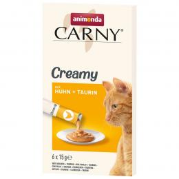 animonda Carny Adult Creamy mit Huhn + Taurin 6x15g