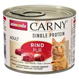 animonda Carny Single Protein Adult 6 x 200 g - Rind pur