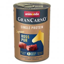 animonda GranCarno Adult Single Protein Supreme 6 x 400 g - Ross Pur