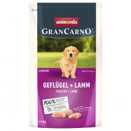 animonda GranCarno Junior Geflügel + Lamm - Sparpaket: 2 x 4 kg