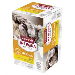 animonda Integra Protect Adult Niere Schale 6 x 100 g Katzenfutter - mit Huhn