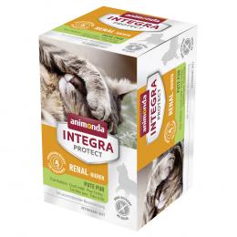 animonda Integra Protect Adult Niere Schale 6 x 100 g Katzenfutter - Pute Pur