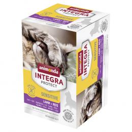 animonda Integra Protect Adult Sensitive Schale 6 x 100 g Katzenfutter - Lamm & Reis
