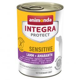 Angebot für animonda Integra Protect Sensitive Dose - Sparpaket: 24 x 400 g Lamm & Amaranth - Kategorie Hund / Hundefutter nass / animonda Integra / Integra Sensitive Nassfutter.  Lieferzeit: 1-2 Tage -  jetzt kaufen.