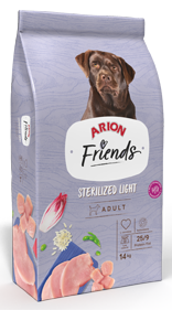 Arion Friends Sterilized Light 14 Kg