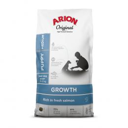 Arion Original Growth Medium Breed Fisch - Sparpaket: 2 x 12 kg