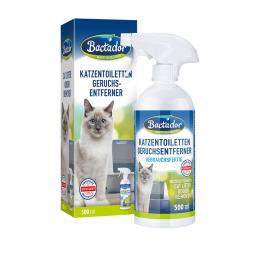 Bactador Katzentoiletten - Geruchsentferner Spray 500ml