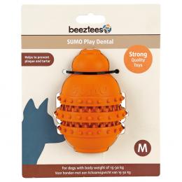 beeztees Hundespielzeug Sumo Play Dental - Größe M: Ø 9 x H 12 cm