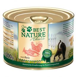 Angebot für Best Nature Cat Adult 6 x 200 g - Lachs, Huhn & Reis - Kategorie Katze / Katzenfutter nass / Best Nature / Dose.  Lieferzeit: 1-2 Tage -  jetzt kaufen.