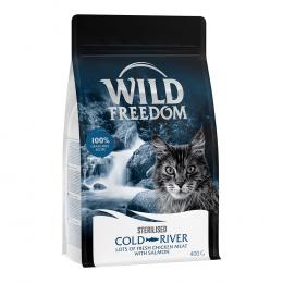 Bis zu 25% Rabatt! 400 g Wild Freedom Trockenfutter Sterilised: Cold River - Lachs