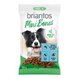 Briantos Mini Bones Getreidefreie Rezeptur für Hunde 200 g - Mixpaket: 2 x 200 g (Lachs, Ente)