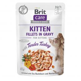 Brit Care Cat Kitten Fillets in Gravy with Turkey 12x85g