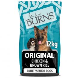 Burns Adult & Senior Original Huhn & brauner Reis - Sparpaket: 2 x 12 kg