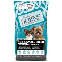 Burns Adult & Senior Original Toy & Small Breed Huhn & Reis - Sparpaket: 2 x 6 kg