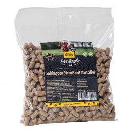 Angebot für Caniland Softhappen mit Strauß getreidefrei - Sparpaket: 2 x 540 g - Kategorie Hund / Hundesnacks / Caniland / Strauß.  Lieferzeit: 1-2 Tage -  jetzt kaufen.