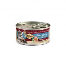 Carnilove Cat - Turkey & Salmon for Adult Cats 12x100g