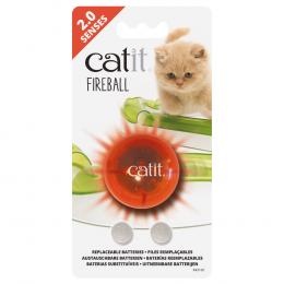 Catit Design Senses Spielschiene für Katzen inkl. Ball - Catit Senses 2.0 Fireball