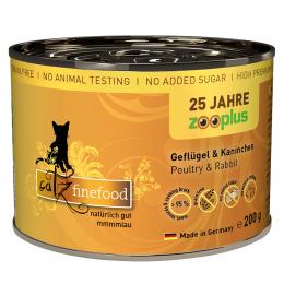 catz finefood Sonder-Edition Geflügel & Kaninchen - 12 x 200 g