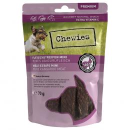 Angebot für Chewies Fleischstreifen Mini - Sparpaket: Känguru 4 x 70 g - Kategorie Hund / Hundesnacks / Chewies / Trainingssnacks.  Lieferzeit: 1-2 Tage -  jetzt kaufen.