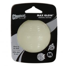 Chuckit! Max Glow Ball - Sparset: 2 x Gr. M: Ø 6,5 cm