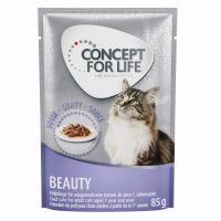 Angebot für Concept for Life Beauty - in Soße - 12 x 85 g - Kategorie Katze / Katzenfutter nass / Concept for Life / Spezialnahrung.  Lieferzeit: 1-2 Tage -  jetzt kaufen.