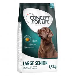 Concept for Life Hundefutter Probierbeutel – jetzt testen! - Large Senior (1,5 kg)