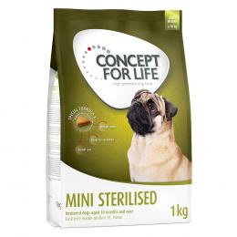 Concept for Life Hundefutter Probierbeutel – jetzt testen! - Mini Sterilised (1 kg)