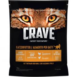 Crave Trockenfutter Katze mit Truthahn & Huhn - Sparpaket: 6 x 750 g