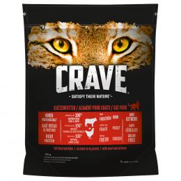 Crave Trockenfutter zum Sonderpreis! - 750 g mit Rind & Huhn