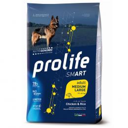 Dog Prolife Smart Adult Medium/ Large Breed Huhn & Reis - 12 kg