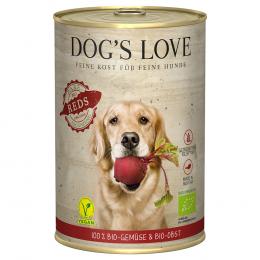 Angebot für Dog´s Love Bio Vegan 6 x 400 g - Reds - Kategorie Hund / Hundefutter nass / Dog´s Love / -.  Lieferzeit: 1-2 Tage -  jetzt kaufen.