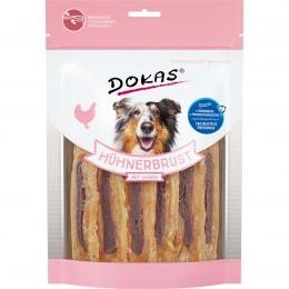 Dokas Hundesnack Hühnerbrust mit Leber 4x220g
