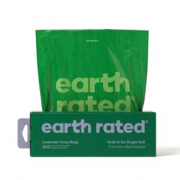 Earth Rated 300 Hundekotbeutel in Box - Lavendel (300 Beutel)