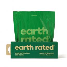 Earth Rated 300 Hundekotbeutel in Box - Ohne Duft (300 Beutel)