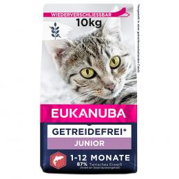 Angebot für Eukanuba Kitten Grain Free Reich an Lachs - Sparpaket: 2 x 10 kg - Kategorie Katze / Katzenfutter trocken / Eukanuba / Eukanuba Grain Free.  Lieferzeit: 1-2 Tage -  jetzt kaufen.