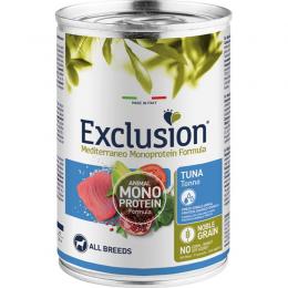 Exclusion Mediterraneo Adult Thunfisch Nassfutter 12 x 400 g (5,82 € pro 1 kg)