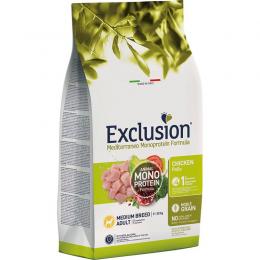 Exclusion Mediterraneo Noble Grain Adult Medium Huhn 12 kg (3,91 € pro 1 kg)