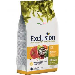 Exclusion Mediterraneo Noble Grain Adult Medium Rind 12 kg (5,00 € pro 1 kg)